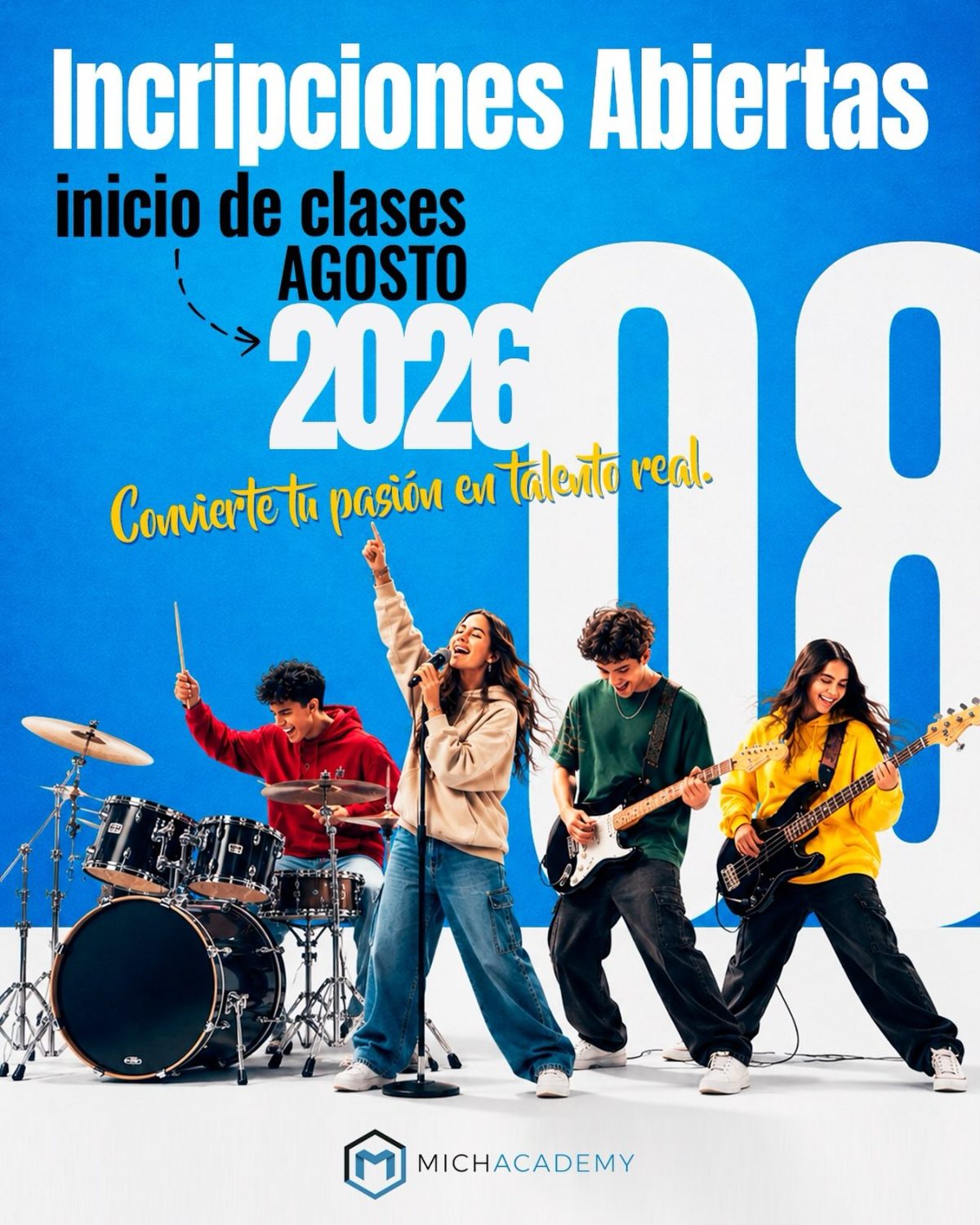Clase diagnóstico gratuita en Mich Academy — inscripciones abiertas